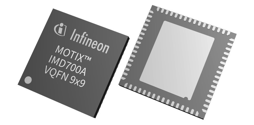 Infineon introduces highly-integrated MOTIX™ motor controller and 3-phase gate driver